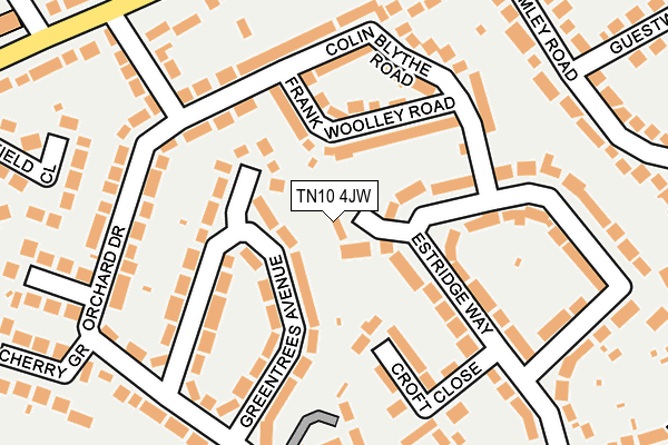 TN10 4JW map - OS OpenMap – Local (Ordnance Survey)