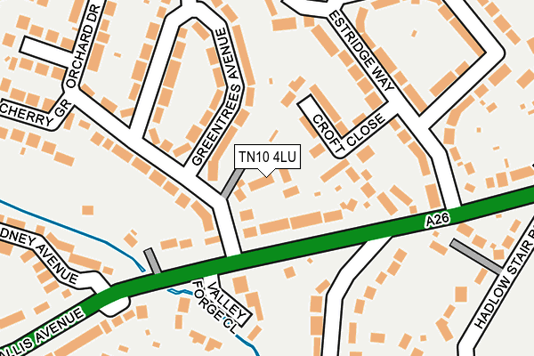 TN10 4LU map - OS OpenMap – Local (Ordnance Survey)