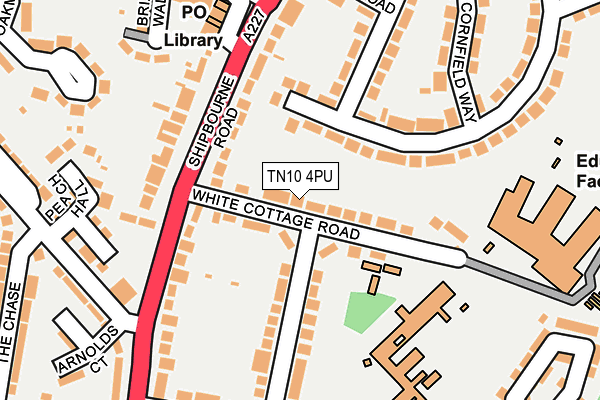 TN10 4PU map - OS OpenMap – Local (Ordnance Survey)
