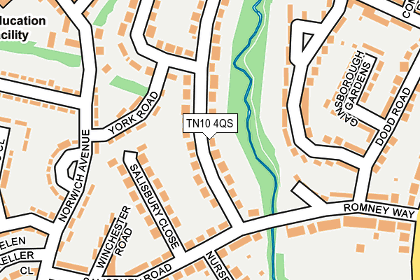TN10 4QS map - OS OpenMap – Local (Ordnance Survey)