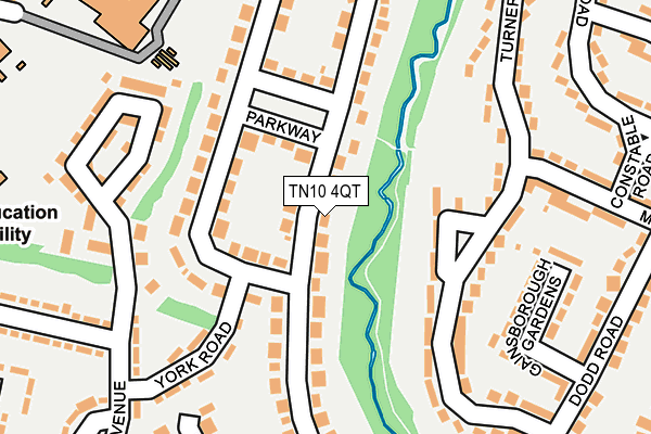 TN10 4QT map - OS OpenMap – Local (Ordnance Survey)