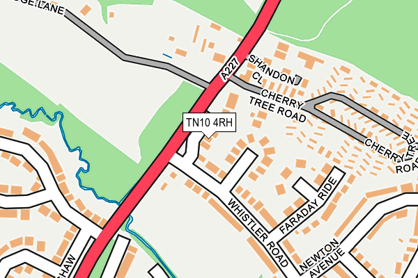 TN10 4RH map - OS OpenMap – Local (Ordnance Survey)