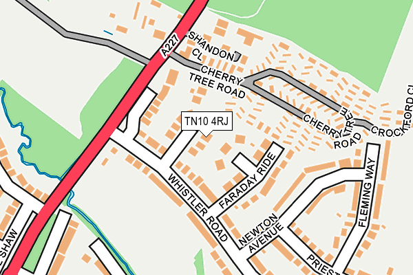 TN10 4RJ map - OS OpenMap – Local (Ordnance Survey)
