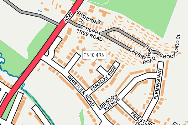 TN10 4RN map - OS OpenMap – Local (Ordnance Survey)