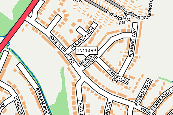 TN10 4RP map - OS OpenMap – Local (Ordnance Survey)