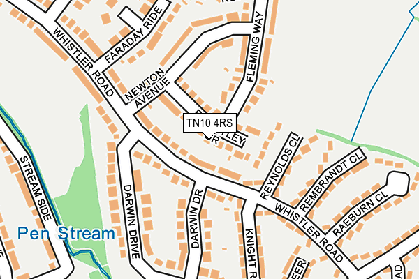 TN10 4RS map - OS OpenMap – Local (Ordnance Survey)