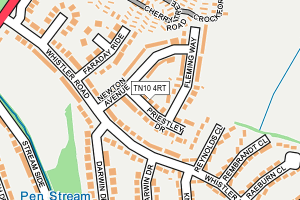 TN10 4RT map - OS OpenMap – Local (Ordnance Survey)