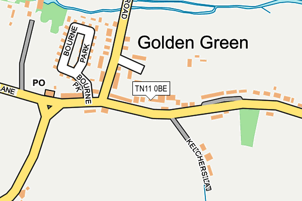 TN11 0BE map - OS OpenMap – Local (Ordnance Survey)