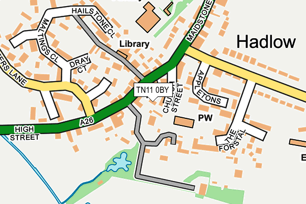 TN11 0BY map - OS OpenMap – Local (Ordnance Survey)