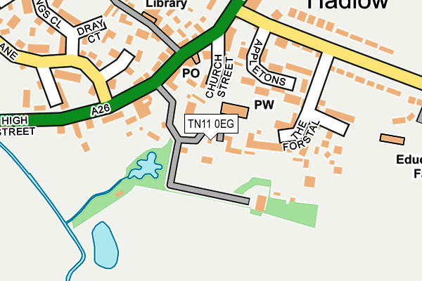 TN11 0EG map - OS OpenMap – Local (Ordnance Survey)