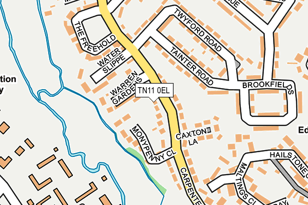 TN11 0EL map - OS OpenMap – Local (Ordnance Survey)