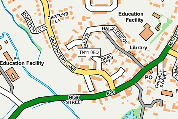 TN11 0EQ map - OS OpenMap – Local (Ordnance Survey)