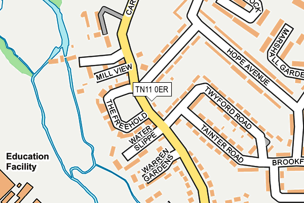 TN11 0ER map - OS OpenMap – Local (Ordnance Survey)
