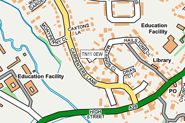 TN11 0EW map - OS OpenMap – Local (Ordnance Survey)