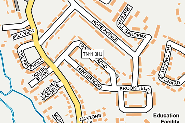 TN11 0HJ map - OS OpenMap – Local (Ordnance Survey)