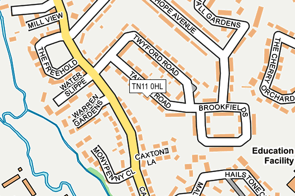 TN11 0HL map - OS OpenMap – Local (Ordnance Survey)