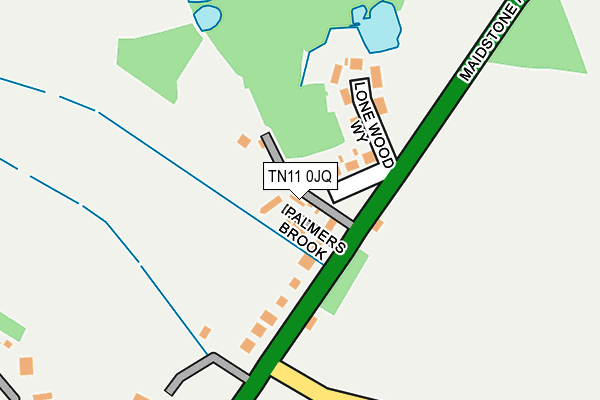 TN11 0JQ map - OS OpenMap – Local (Ordnance Survey)