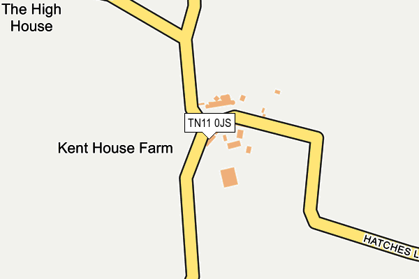 TN11 0JS map - OS OpenMap – Local (Ordnance Survey)
