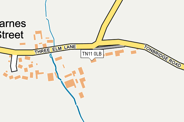 TN11 0LB map - OS OpenMap – Local (Ordnance Survey)