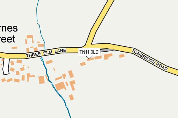 TN11 0LD map - OS OpenMap – Local (Ordnance Survey)