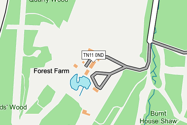 TN11 0ND map - OS OpenMap – Local (Ordnance Survey)