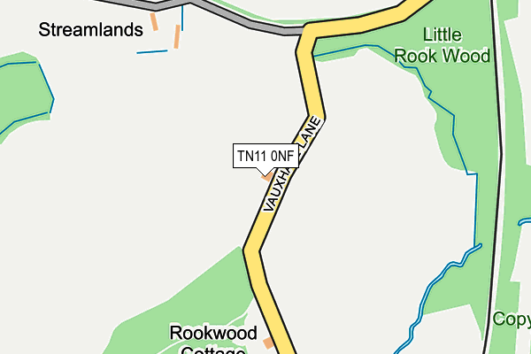 TN11 0NF map - OS OpenMap – Local (Ordnance Survey)