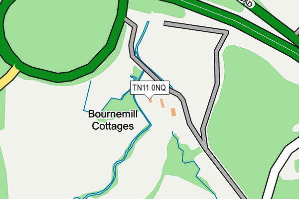 TN11 0NQ map - OS OpenMap – Local (Ordnance Survey)