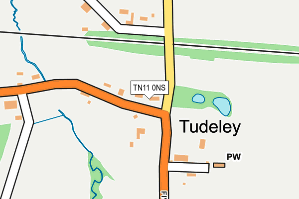 TN11 0NS map - OS OpenMap – Local (Ordnance Survey)