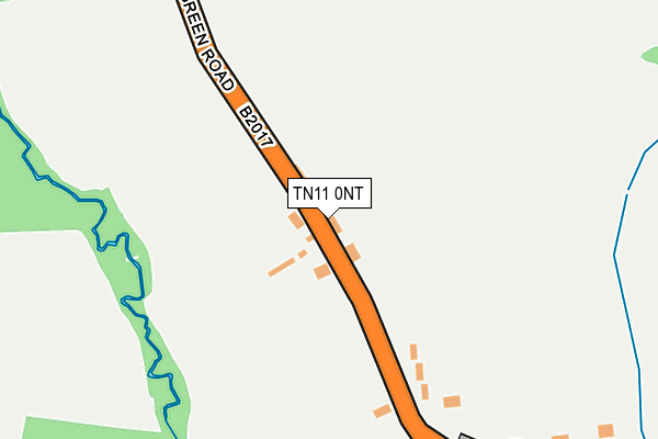 TN11 0NT map - OS OpenMap – Local (Ordnance Survey)