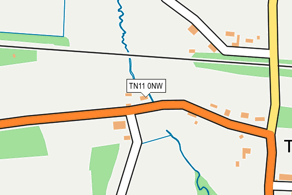 TN11 0NW map - OS OpenMap – Local (Ordnance Survey)