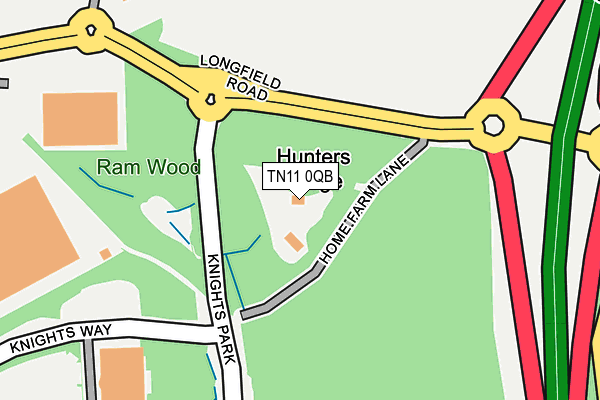 TN11 0QB map - OS OpenMap – Local (Ordnance Survey)