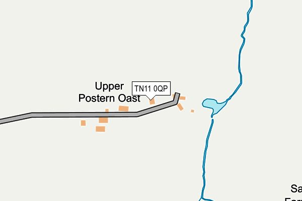 TN11 0QP map - OS OpenMap – Local (Ordnance Survey)