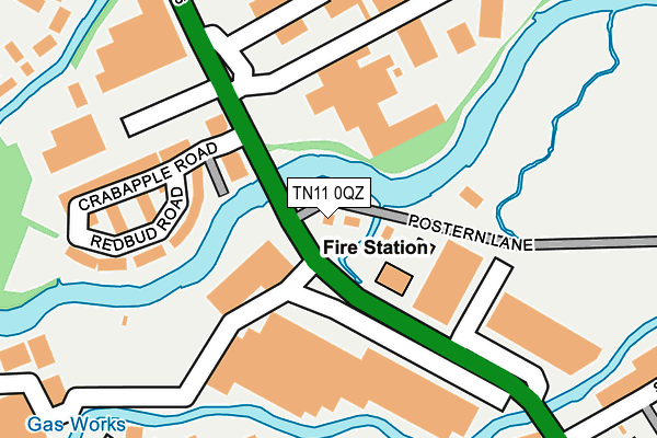 TN11 0QZ map - OS OpenMap – Local (Ordnance Survey)