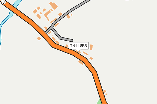 TN11 8BB map - OS OpenMap – Local (Ordnance Survey)