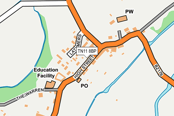TN11 8BP map - OS OpenMap – Local (Ordnance Survey)