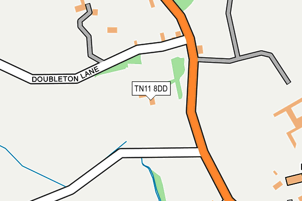 TN11 8DD map - OS OpenMap – Local (Ordnance Survey)