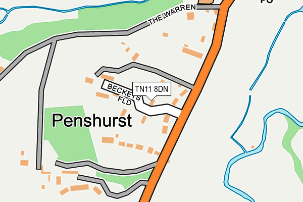 Map of REESY LIMITED at local scale