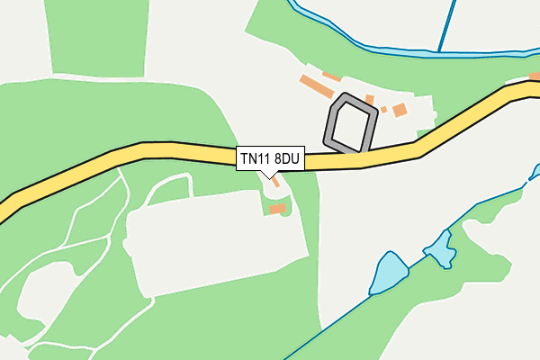 TN11 8DU map - OS OpenMap – Local (Ordnance Survey)