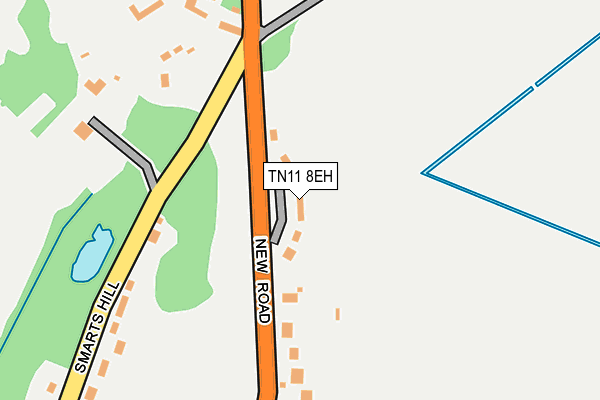 TN11 8EH map - OS OpenMap – Local (Ordnance Survey)