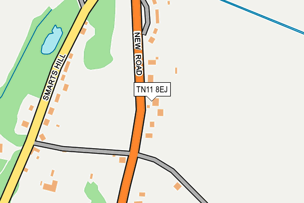 TN11 8EJ map - OS OpenMap – Local (Ordnance Survey)