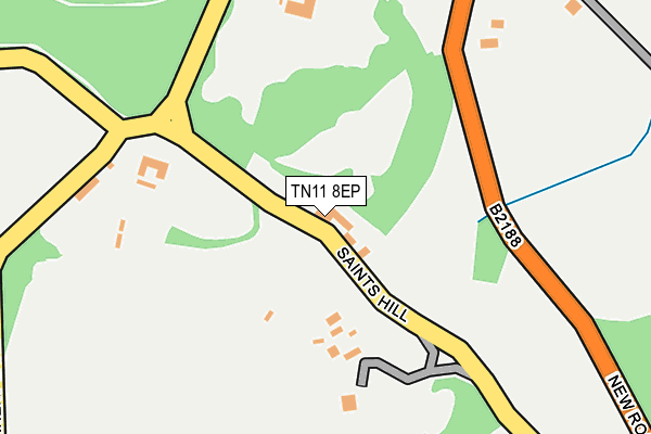 TN11 8EP map - OS OpenMap – Local (Ordnance Survey)