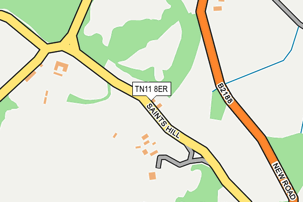 TN11 8ER map - OS OpenMap – Local (Ordnance Survey)