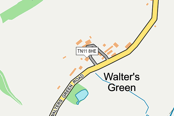 TN11 8HE map - OS OpenMap – Local (Ordnance Survey)