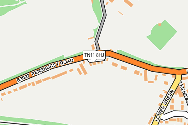TN11 8HJ map - OS OpenMap – Local (Ordnance Survey)