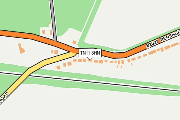 TN11 8HN map - OS OpenMap – Local (Ordnance Survey)