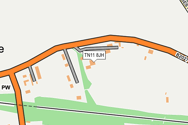 TN11 8JH map - OS OpenMap – Local (Ordnance Survey)