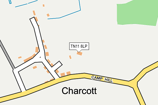 TN11 8LP map - OS OpenMap – Local (Ordnance Survey)