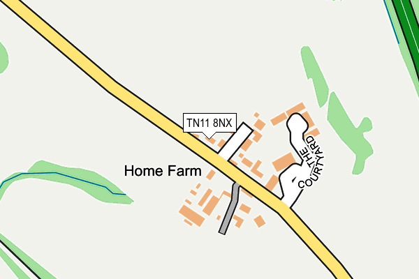 TN11 8NX map - OS OpenMap – Local (Ordnance Survey)