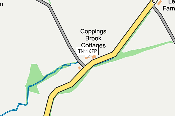 TN11 8PP map - OS OpenMap – Local (Ordnance Survey)