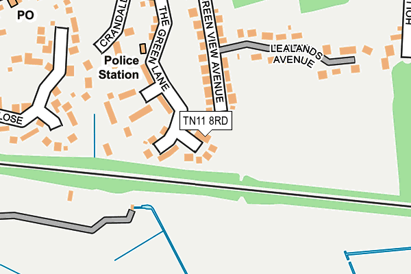 TN11 8RD map - OS OpenMap – Local (Ordnance Survey)